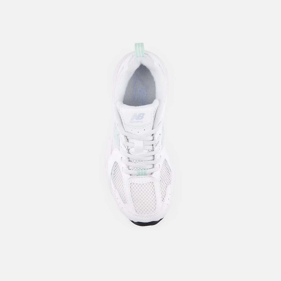 New Balance P530 Kids White with Cosmic Jade