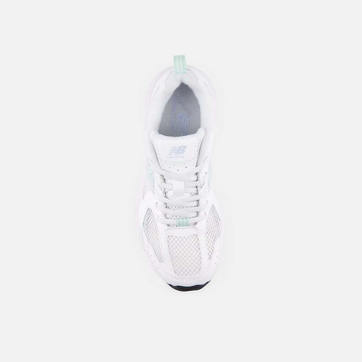 New Balance P530 Kids White with Cosmic Jade