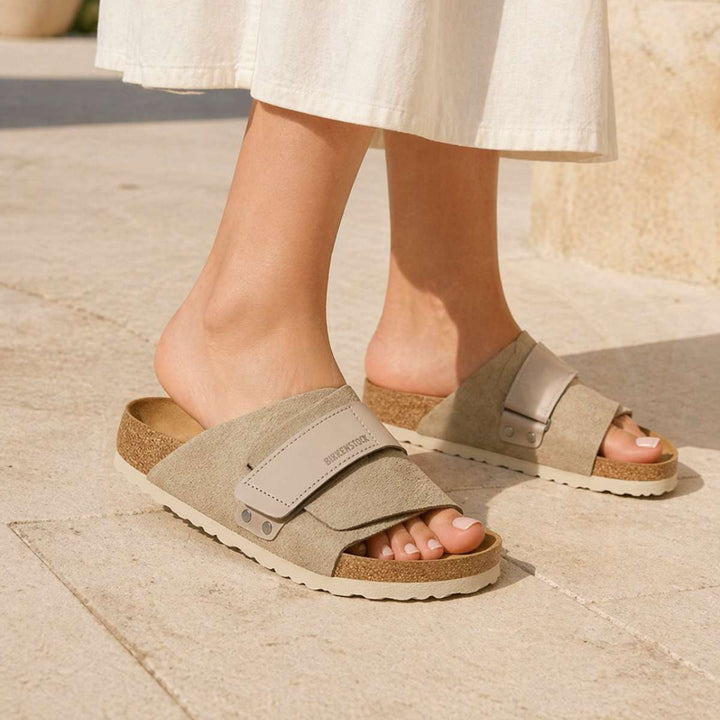 Birkenstock Kyoto Nubuck/Suede Taupe W