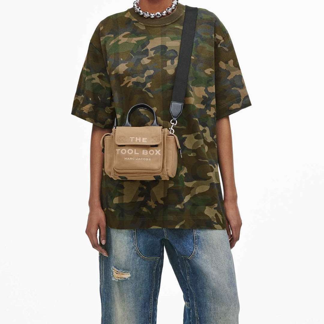 Marc Jacobs The Crossbody Tote Canvas Camel