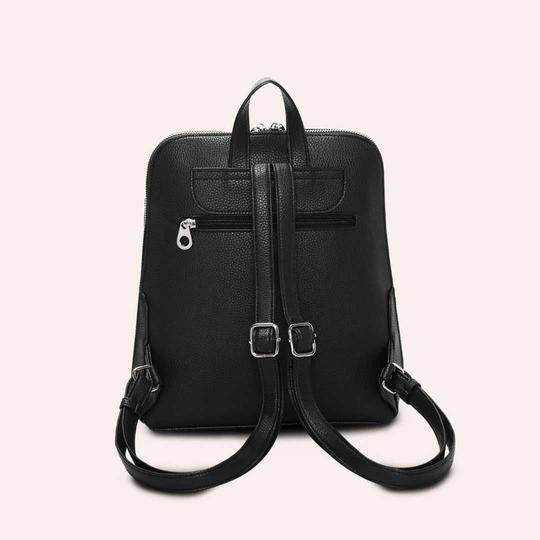black puccini leather backpack Easy Pack Hand Luggage for Ryanair Travel Backpack Under Seat Cabin Bag Aeroplane Travel Bag for Men and Women Multifunctional Backpack, pink, S with its comfort and protection padding Puccini Backpack Black - Vskcentrum