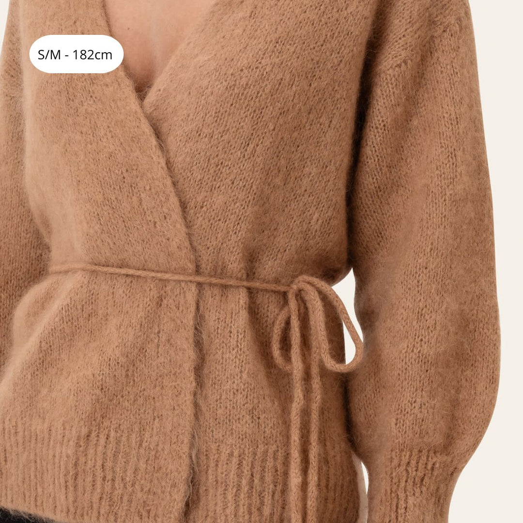 BYIC IdaIC Wrap Cardigan Camel