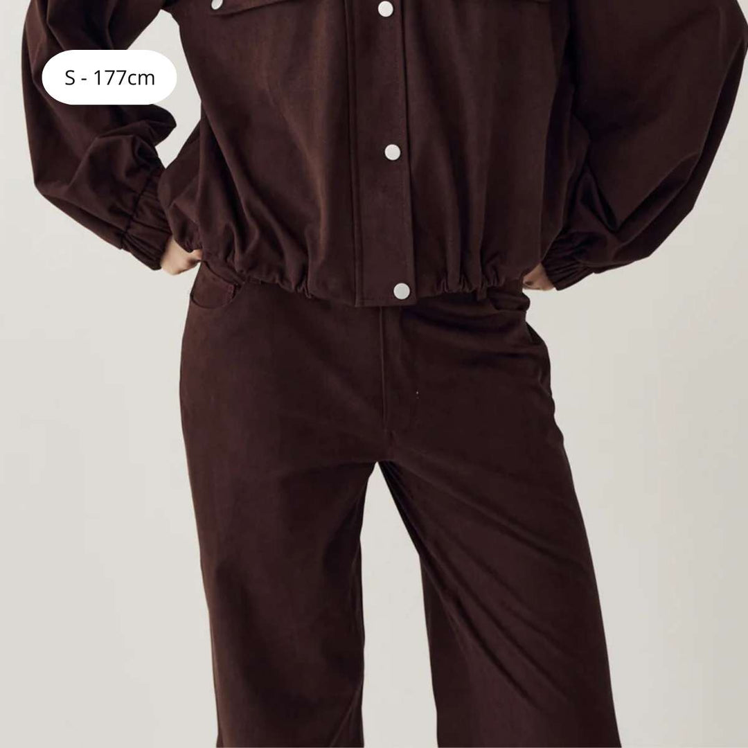 Noella N-Melo MW Pants Dark Chocolate