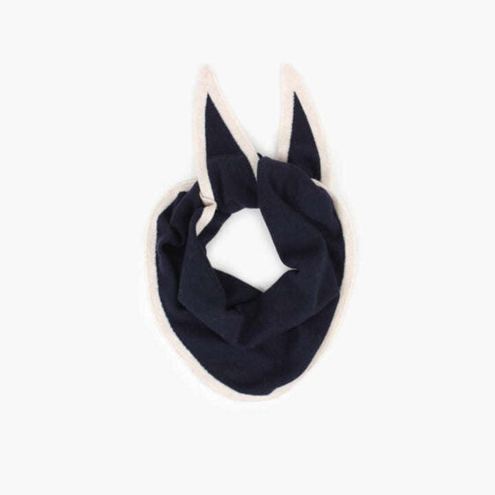 NOHR Duo Triangel Skjerf Marine Blå