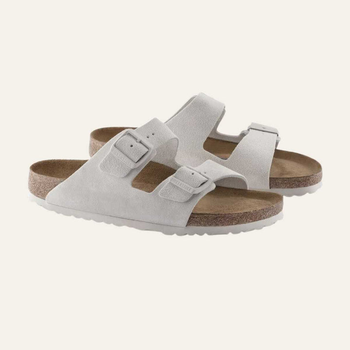 Birkenstock Arizona Modern Suede Antique White M