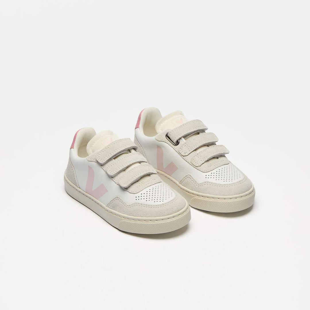 VEJA Small V-90 O.T. Leather Extra White Petale B