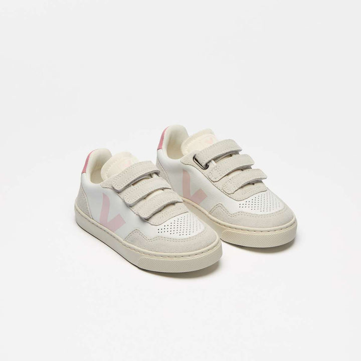 VEJA Small V-90 O.T. Leather Extra White Petale B