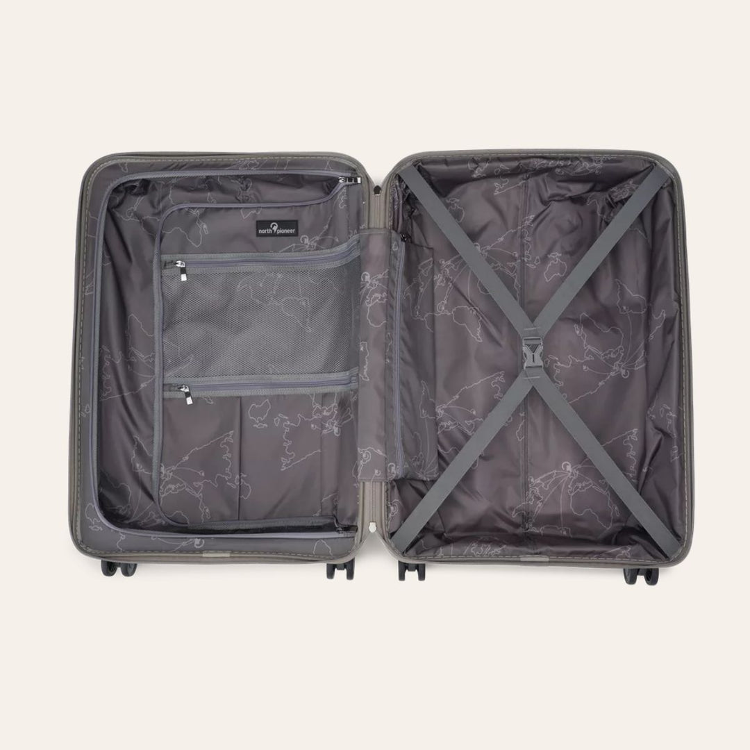 North Pioneer Koffert Medium 67cm Trolley 70L Champagne