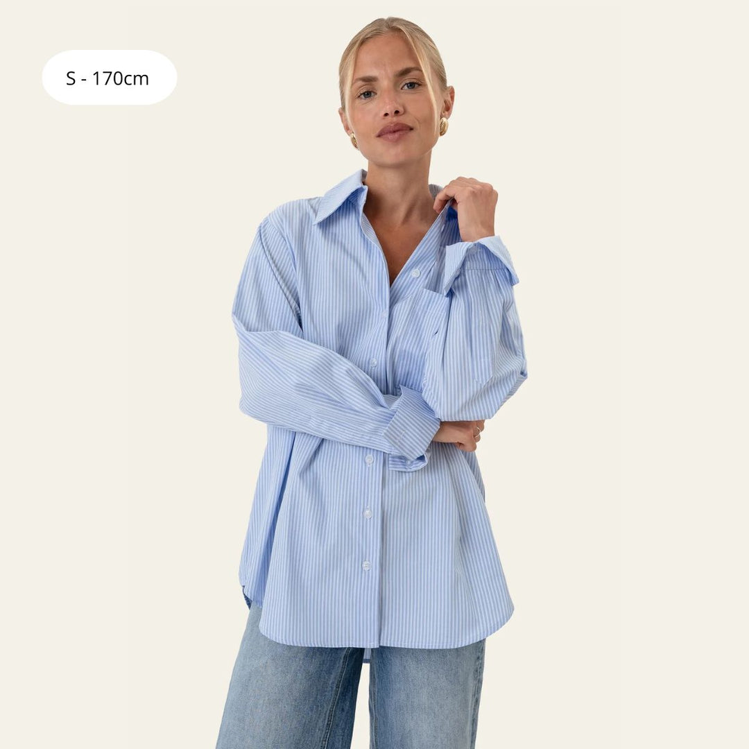BYIC IsabellaIC Shirt Blue White Stripes