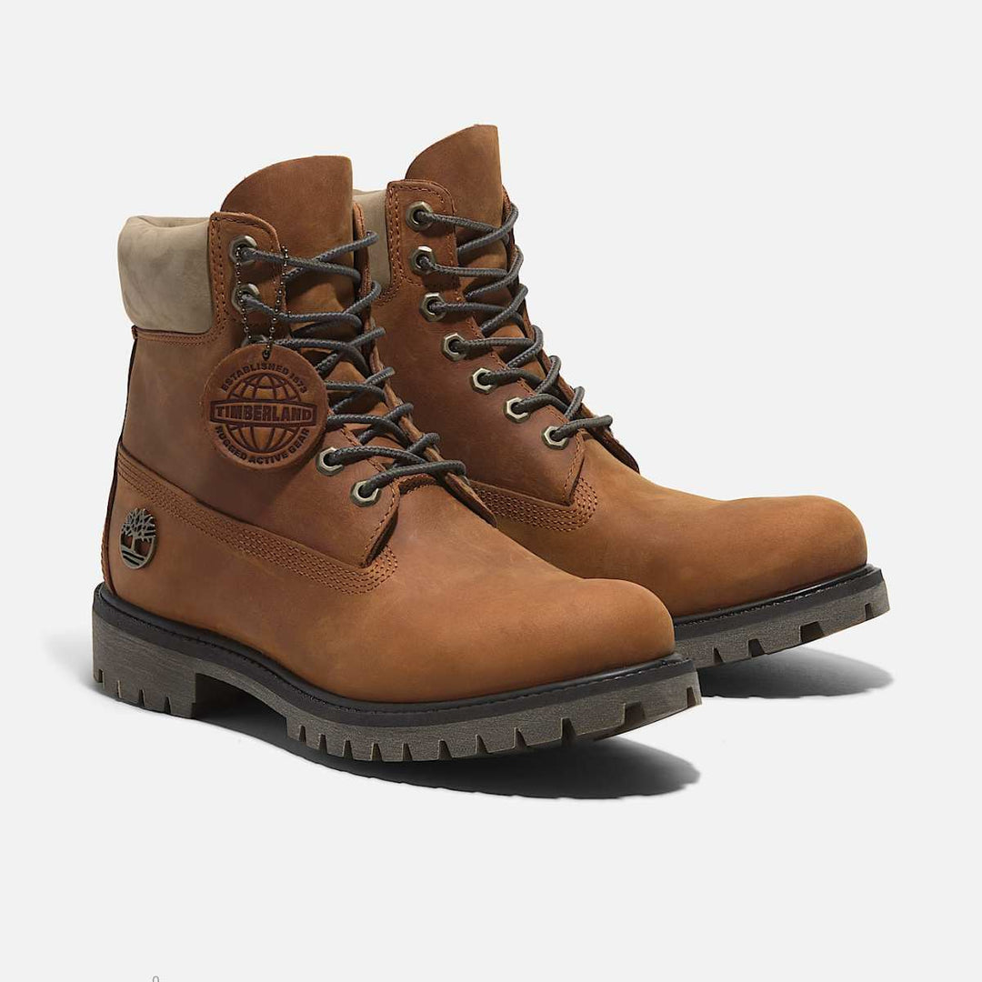 Timberland 6 Inch Lace Waterproof Orange M