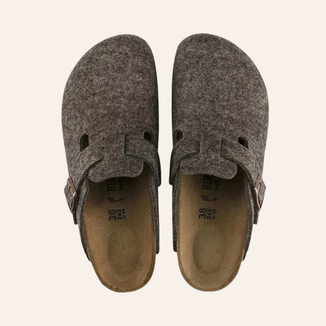 Birkenstock Tøfler Smal Boston Cocoa W