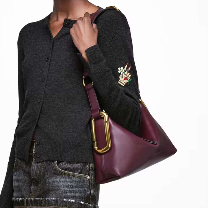 Marc Jacobs Scene Medium Shoulder Bag Dark Port