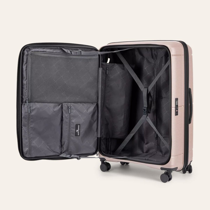North Pioneer Hong Kong Koffert Stor 79cm Utvidbar Champagne