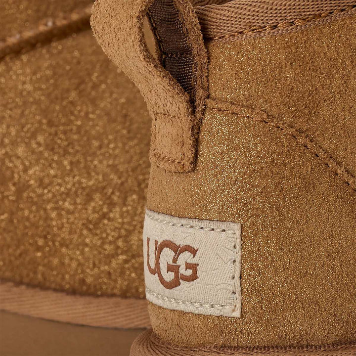 UGG K Classic Ultra Mini Dazzle Chestnut JR