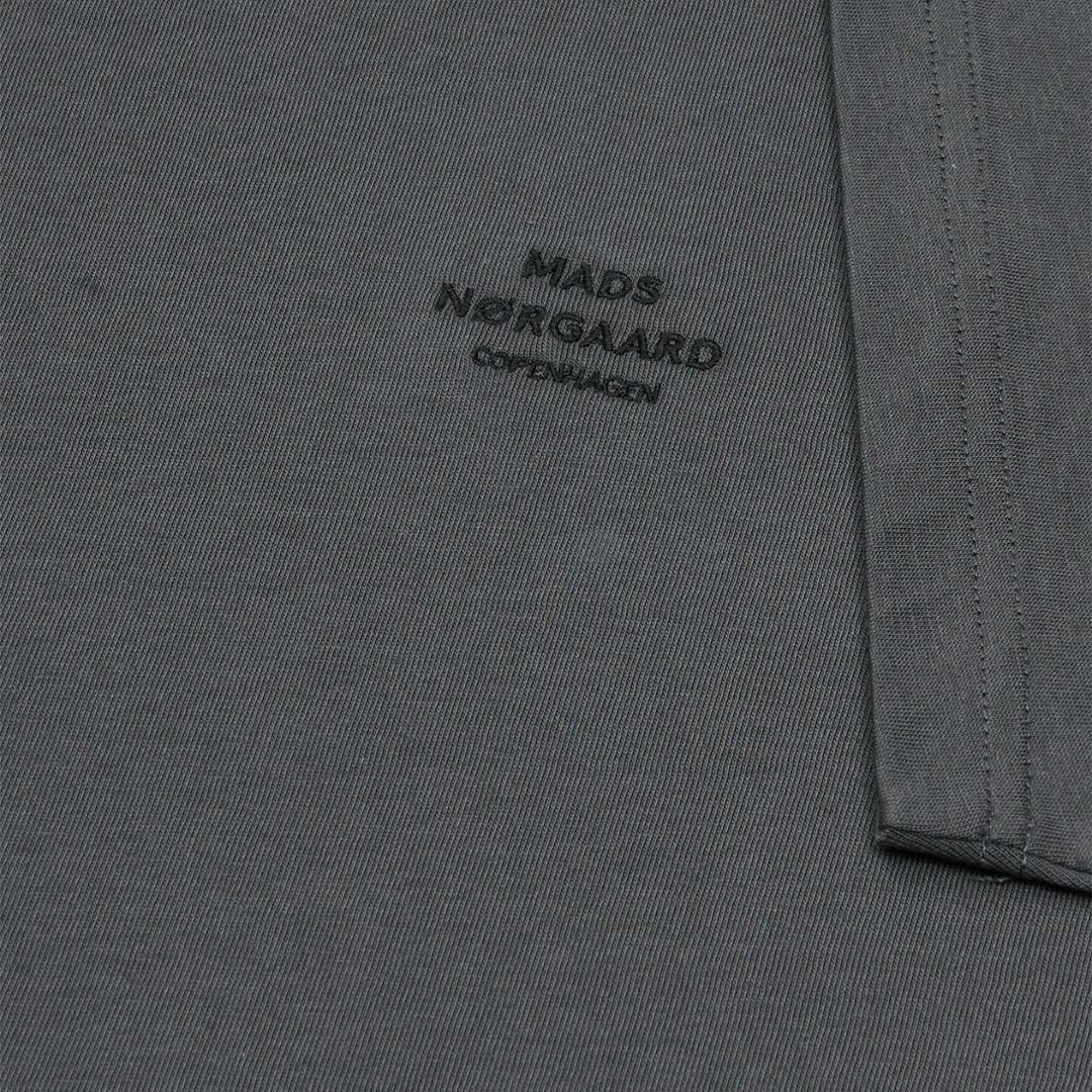 Mads Nørgaard Cotton Jersey Frode Logo Tee Asphalt