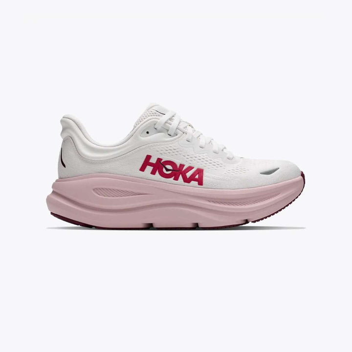 HOKA Bondi 9 White / Pink Opal W