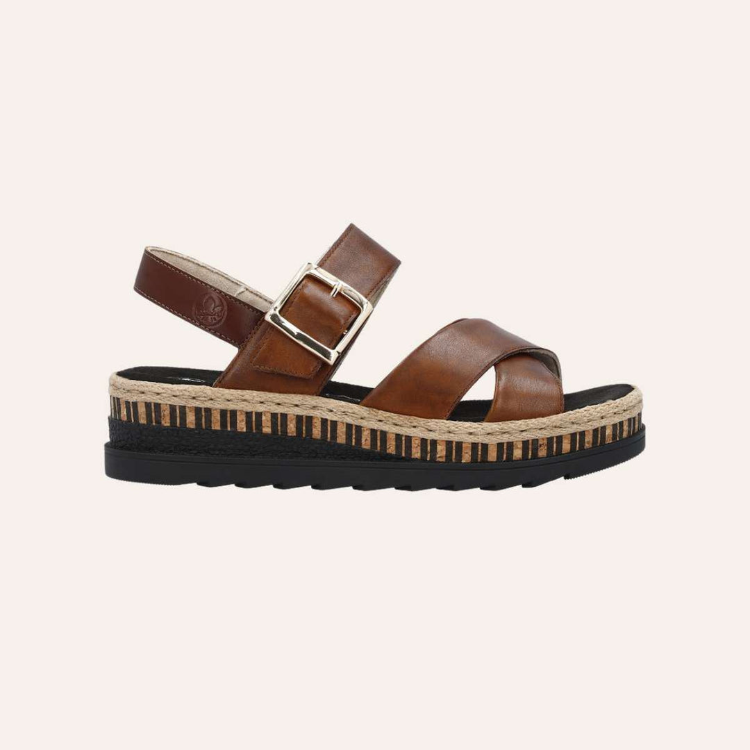 Rieker Sandal V7951 Brun W