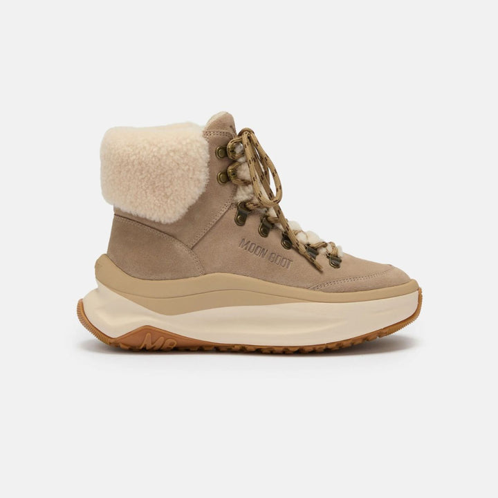Moon Boot Moon247 City Mid Shearling Sand