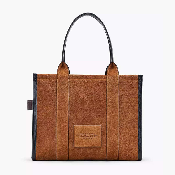 Marc Jacobs The Large Tote Suede Leather Blocked Copper