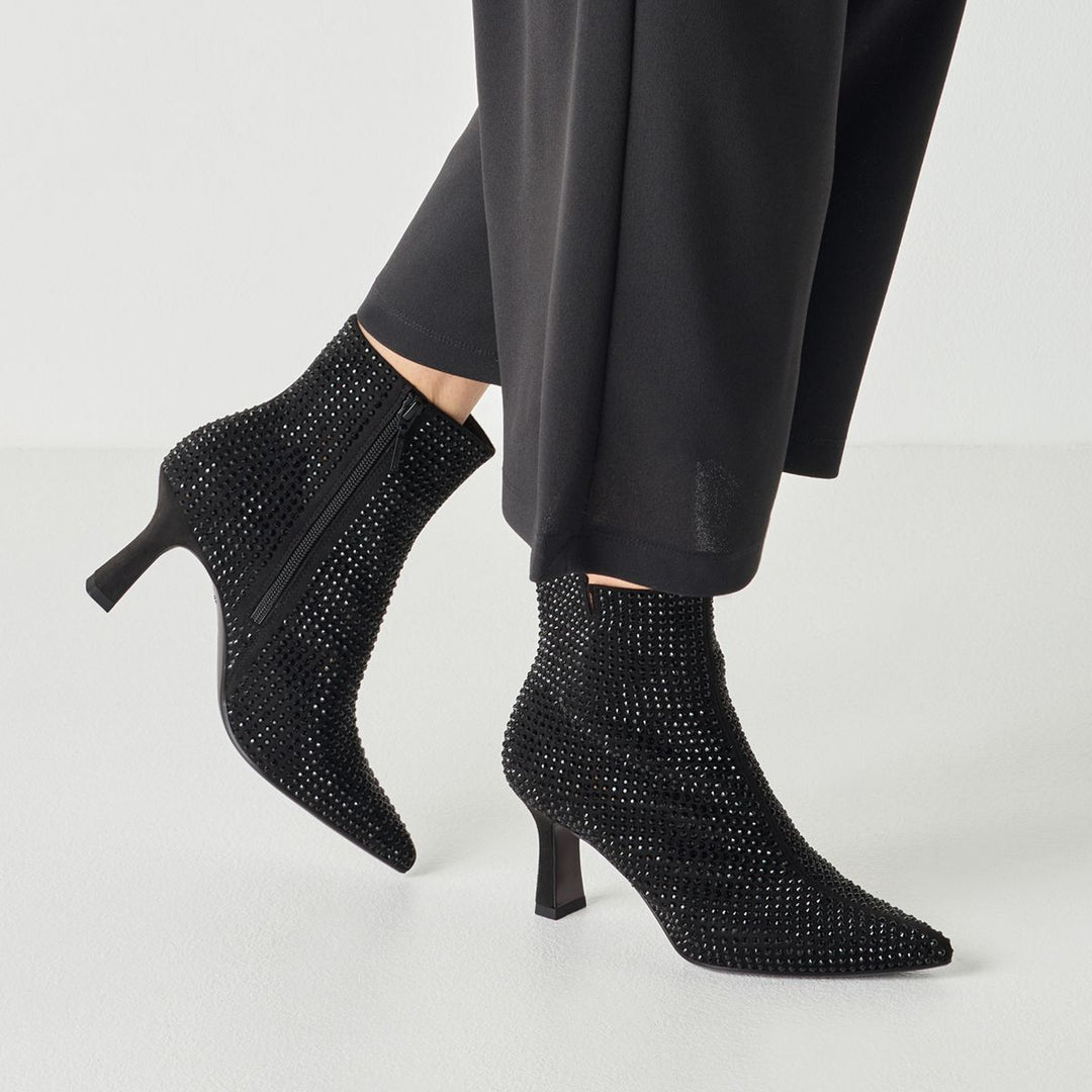 Tamaris Pen Boots Black Glam W