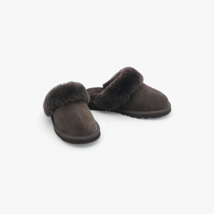 Roberto Rosso Sheepskin Slipper Coffee
