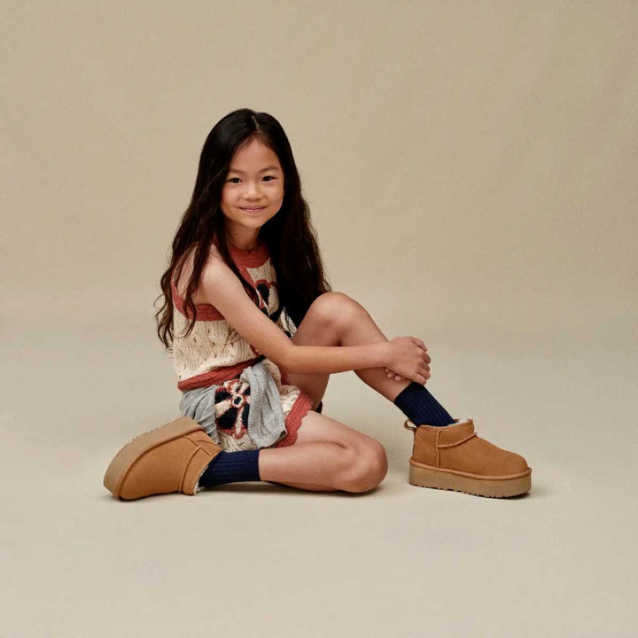 UGG Classic Ultra Mini Platform Chestnut Kids