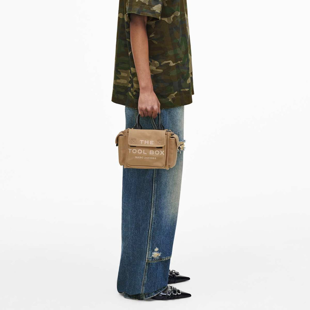 Marc Jacobs The Crossbody Tote Canvas Camel