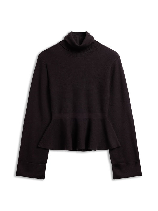 ELLA & IL Ovie Merino Sweater Dark Brown W