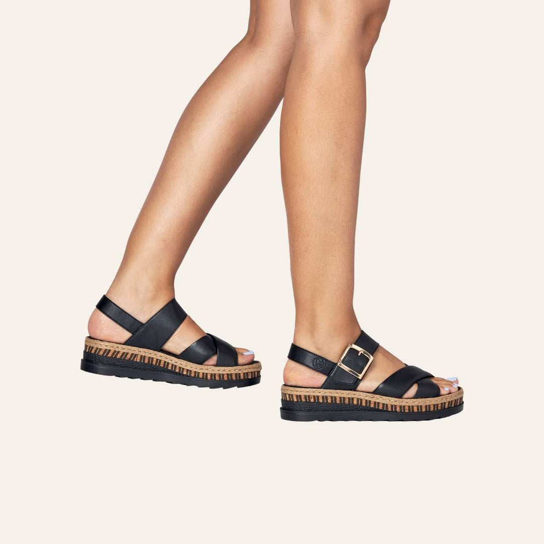 Rieker Sandal V7951 Svart W