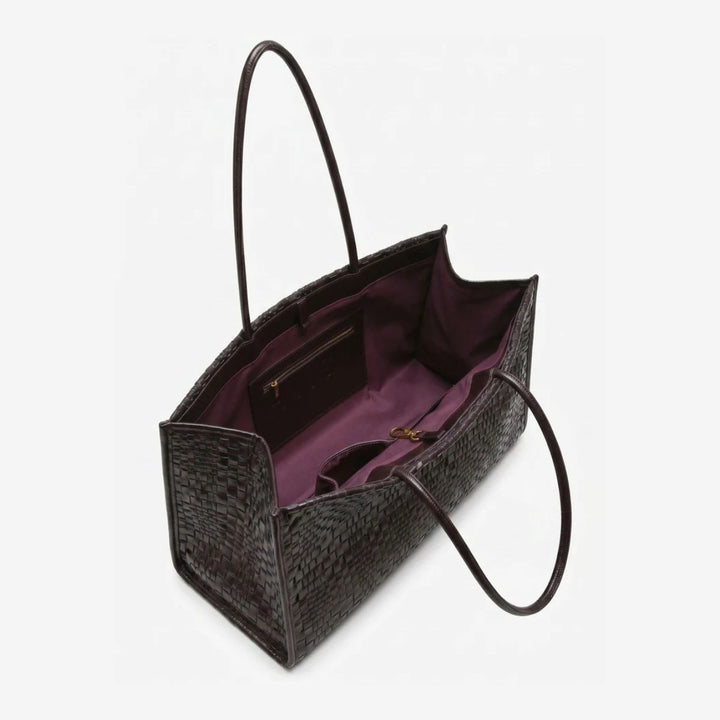 HVISK Hannah Raw Structure Braided Umber Brown