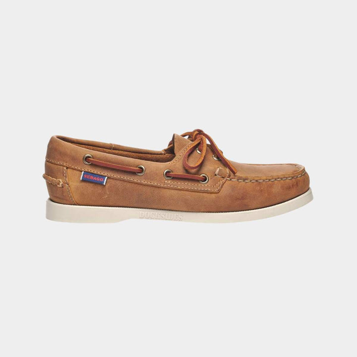 Sebago Docksides Portland Crazy Brown Tan W