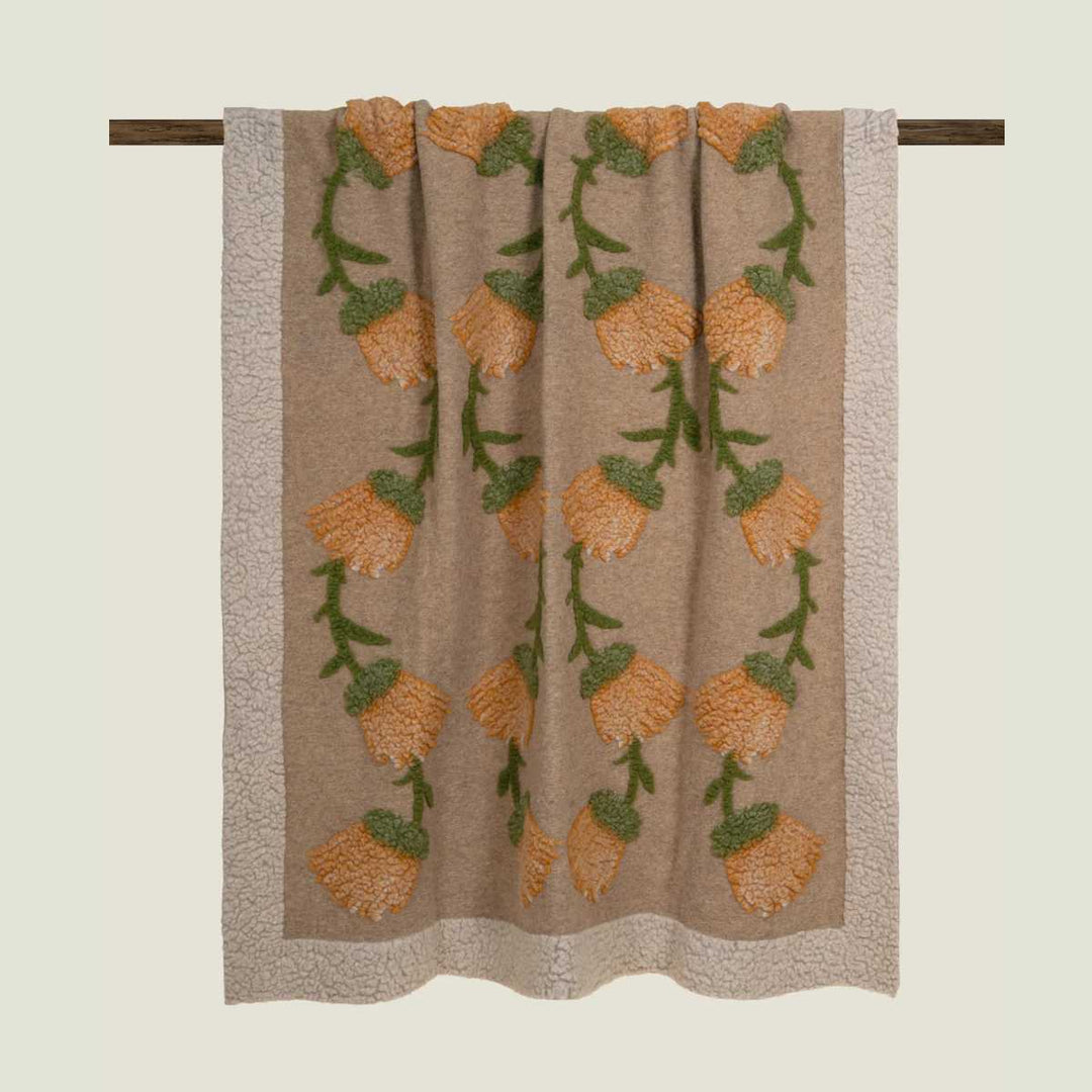 Frati Fane Aprikot Boiled Wool 150x190cm