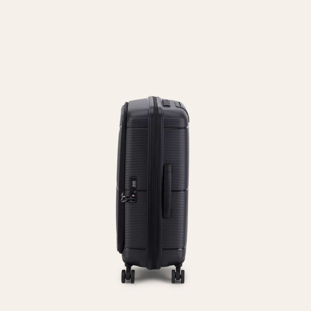 North Pioneer Hong Kong Koffert Medium 67cm Utvidbar Black