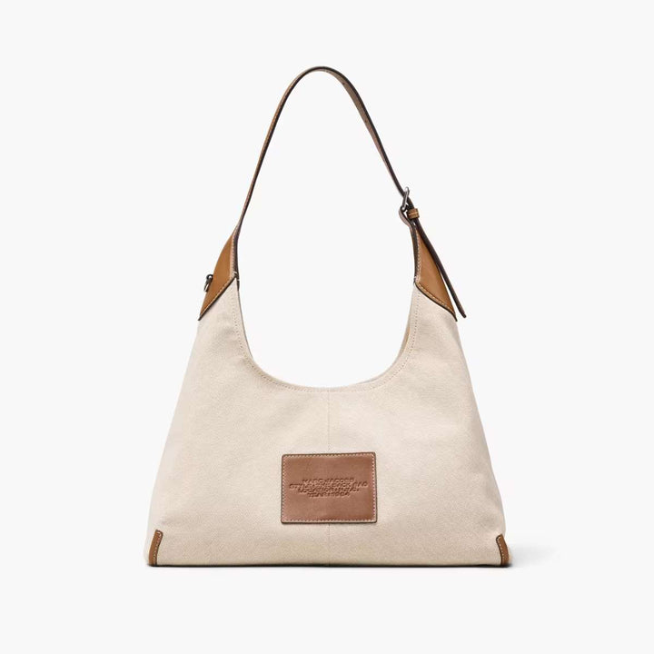 Marc Jacobs The Belted Sack Canvas Leather Beige/Argan Oil