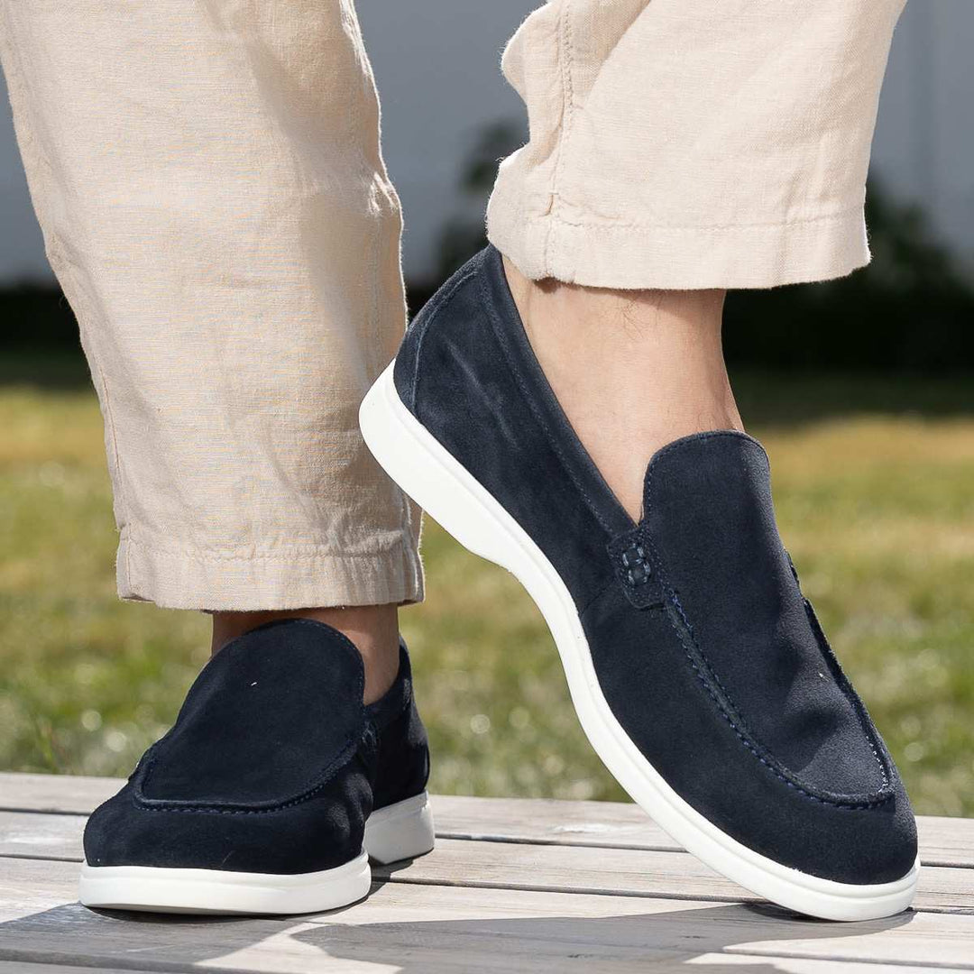 Gregers Sport Loafer II Suede Navy M