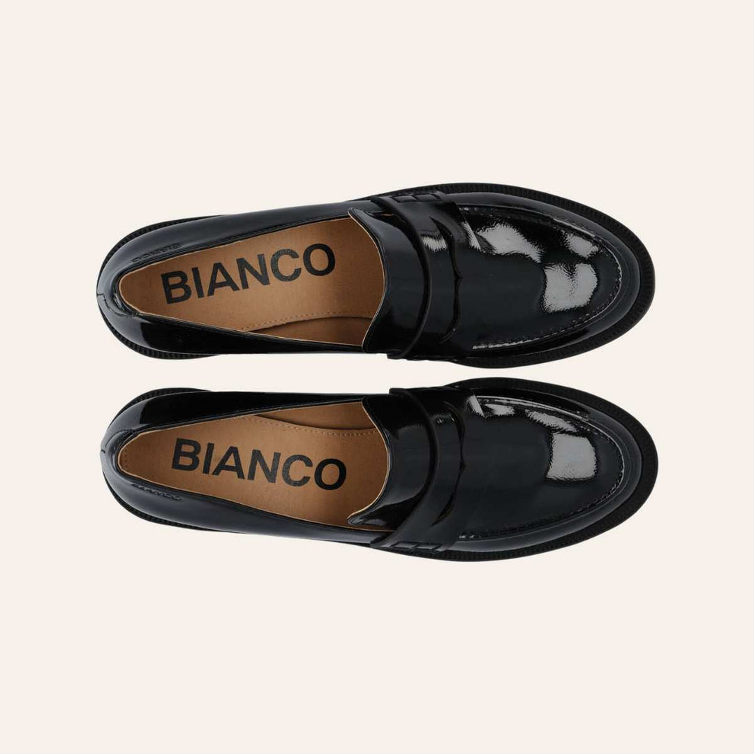 Bianco Biapearl Loafers Patent Black W