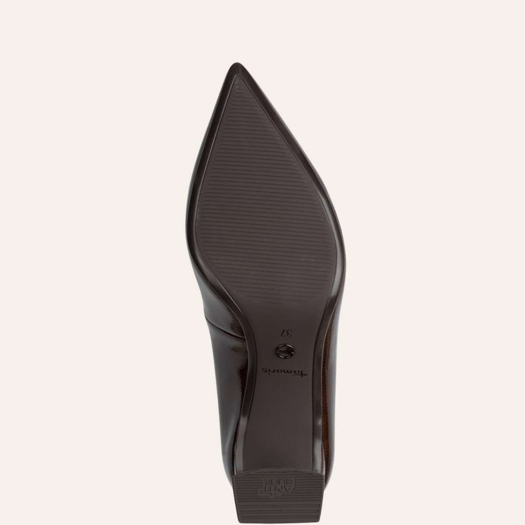 Tamaris Pensko Brown Patent W