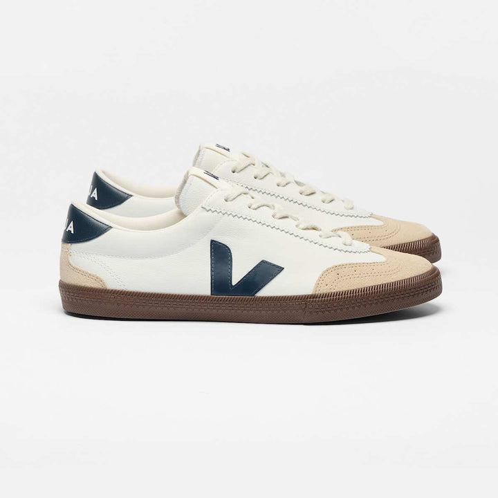 Veja Volley O.T Leather White Nautico Bark M