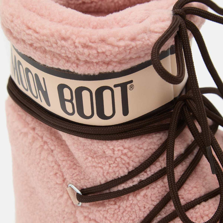 Moon Boots Icon Low Fleece Pink