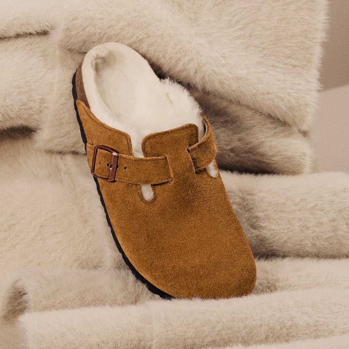 Birkenstock Tøfler Smal Boston Mink W