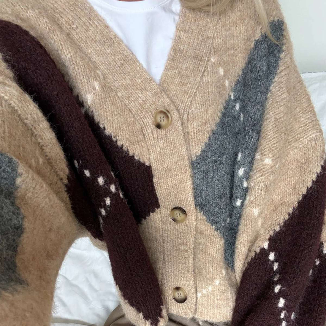 Noella N-Laiana Knit Cardigan Sand Melange