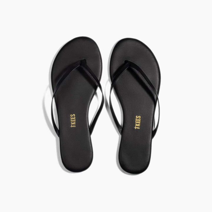 TKEES Liners Flip Flops Sable Black
