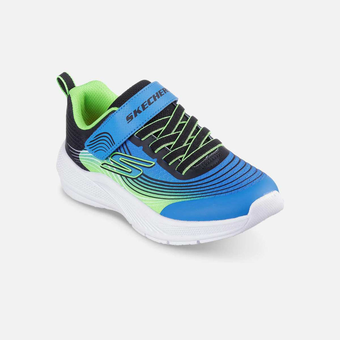 Skechers Microspec Advance Blue/Lime Kids