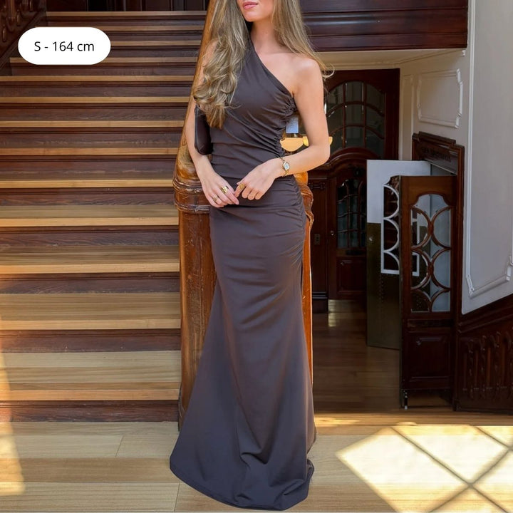 BYIC AndreaIC Maxi Dress Chocolate Brown