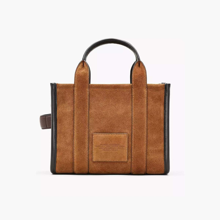 Marc Jacobs The Small Tote Suede Leather Blocked Copper