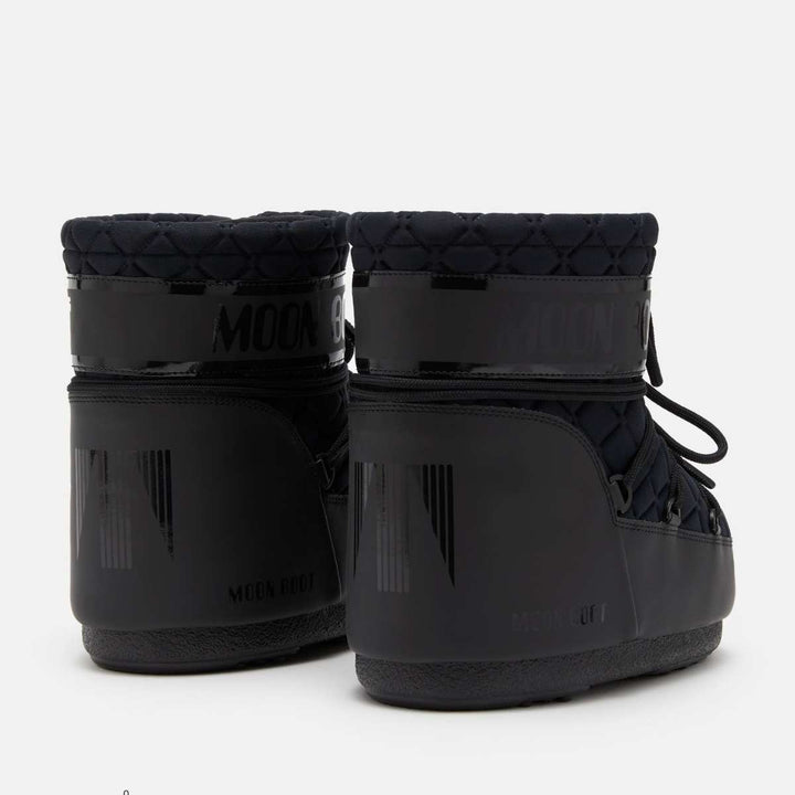 Moon Boot Icon Low Quilt Black