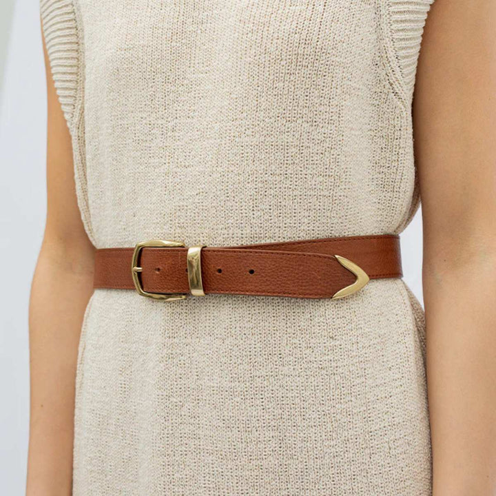 Cala Jade Belte Nebel Nutmeg Gold