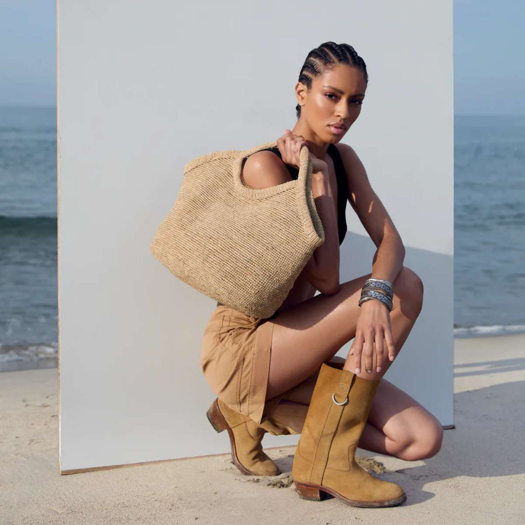Ibeliv Bag Pure Raffia Tea