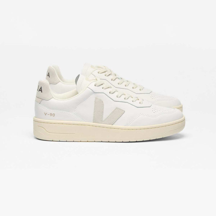 Veja V-90 Leather Extra White/Natural W