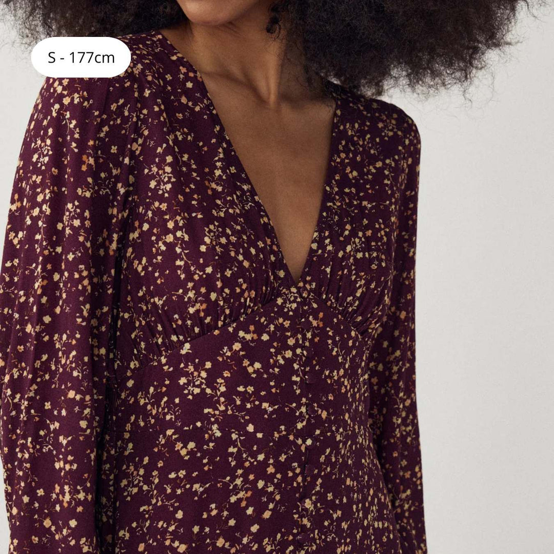 Noella Lilith Maxi Dress Donata Winetasting Print W